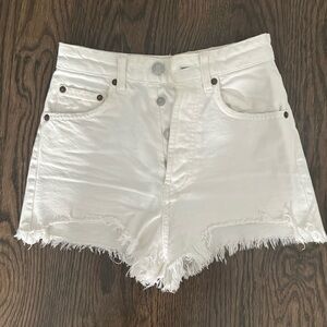 Zara High Rise Jean Shorts